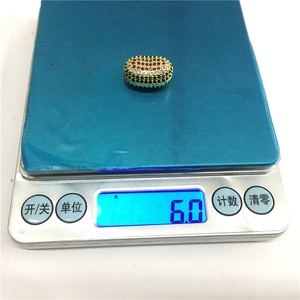 Bán Buôn Chất Lượng Tốt Charms Jewelry Phát Hiện & Linh Kiện 18K Mạ Cooper Pave Cz Kết Nối - Product Image 6