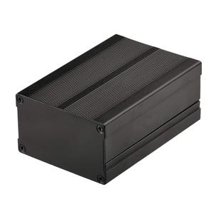 Amplificador de Audio Hifi negro de 4,33x2,99x1,81 pulgadas, <span class=keywords><strong>caja</strong></span> de Proyecto de Radio Ham, carcasa electrónica de aluminio, <span class=keywords><strong>caja</strong></span> de placa PCB, mecanizado Cnc - Product Image 1