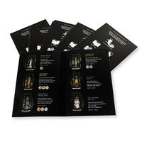 Service d'impression personnalisé A4, catalogue de brochures pliables, Menu de Restaurant, Stand de bière personnalisé, produit en papier couché