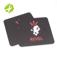 Dessous de verre ronds en papier PC personnalisés de 10 cm absorbant l'eau Style classique imprimé durable pour la maison et la table Échantillon gratuit