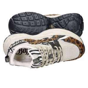 Baskets pour femmes Buffalo, chaussures de sport en maille à imprimé léopard, taille 40 - Product Image 5