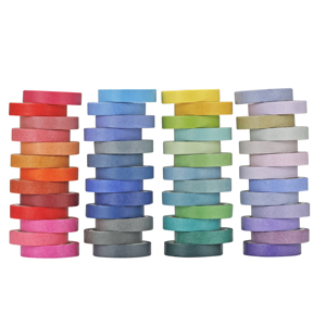 AAGU 60 Pièces/ensemble 8mm * 4m Décoratif Arc-En-Ciel Couleur Kit De Ruban Adhésif Album de Scrapbooking Décoration <span class=keywords><strong>Papier</strong></span> Skinny Washi Ensemble - Product Image 2