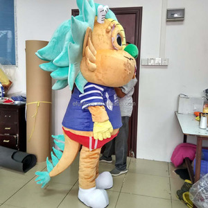 Efun adedi 1 adet profesyonel özel dinozor maskotu kostüm karikatür büyük baş ejderha maskot kostüm satılık - Product Image 2