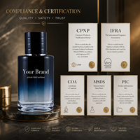 Parfum pour Homme Marine Sage Cedar, 100ml, Faible MOQ 1 pièce, Emballage Personnalisé avec Logo pour Marques Débutantes, Flacon de Parfum de Luxe pour Homme