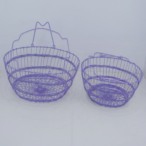 Metal Wire <b>Basket</b> Set of 2 pcs - Product Image 1