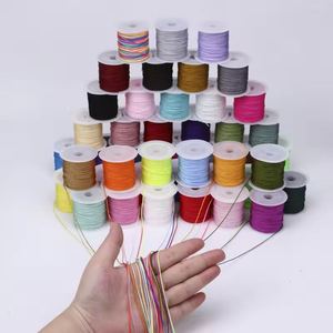 حبل نايلون مرن ناعم 1/4 5 مم لصناعة المجوهرات وخياطة الخرز وتمديد الشعر وحبل النايلون المضفر - Product Image 5