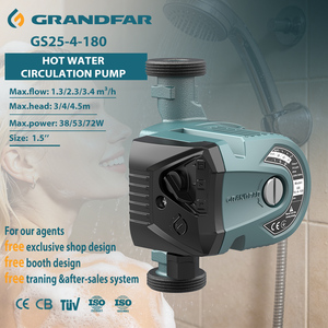 ปั๊มน้ำร้อนหมุนเวียนในบ้าน Grandfar GS 38w 53w 72w สำหรับห้องน้ำ ประหยัดพลังงาน เสียงเบา GS25-4-180 ปั๊มหมุนเวียน 50hz - Product Image 1