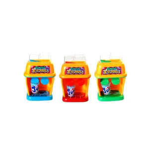 hot selling multicolor candy toy vending machine plastic very interesting for kids to play and eat candy