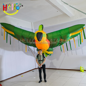 Disfraz de pájaro con iluminación de animales de la selva, marioneta de <span class=keywords><strong>loro</strong></span> inflable para desfile - Product Image 3