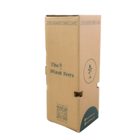 Cajas de Cartón Corrugado Personalizables para Envío de Plantas, Flores y Vegetales en Maceta, con Laminado Brillante