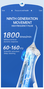 <span class=keywords><strong>Amazon</strong></span> Hot Bán 2025 Điện Ipx7 320Ml Nước Flosser Cho Răng Không Dây Tùy Chỉnh Nhãn - Product Image 3