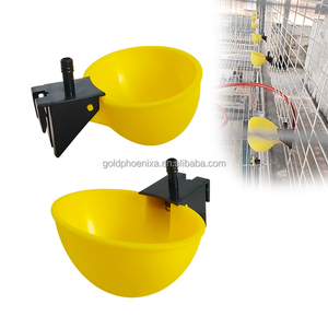 QA ayam puyuh menggantung cangkir air puting minum mangkuk burung mangkuk air plastik air cangkir minum - Product Image 1