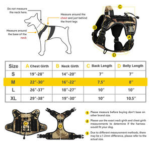 เสื้อกั๊กไนลอนสะท้อนแสงสำหรับสุนัขเสื้อกั๊กฝึกสุนัขขนาดใหญ่ปรับแต่งได้มีหลายสี - Product Image 6