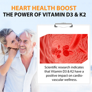 Capsule di <span class=keywords><strong>Vitamina</strong></span> <span class=keywords><strong>D3</strong></span> K2 con Olio di Cocco, Confezione da 120, Integratore Premium per il Sistema Immunitario - Product Image 5