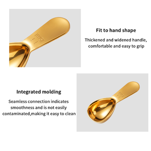 Coffee Accessory Kitchen Tools Short Handled 1Tbsp 2Tbsp <strong>Tablespoon</strong> 304 Stainless Steel Coffee Bean Scoop Mini <strong>Measuring</strong> <strong>Spoons</strong> - Product Image 4
