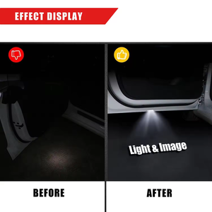 Nouveau projecteur LED 12V haute luminosité pour <span class=keywords><strong>logo</strong></span> de voiture, éclairage de bienvenue de porte, installation facile pour <span class=keywords><strong>Audi</strong></span> 2025 - Product Image 3