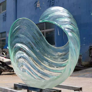 Nhà Máy Tùy Chỉnh Nhựa Sang Trọng Điêu Khắc Nghệ Thuật Trừu Tượng Thủ Công Mỹ Nghệ Nhựa Trong Suốt Thời Trang Bức Tượng Trang Trí Vườn Tượng - Product Image 6