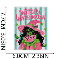 Parches Bordados Personalizados al por Mayor de Halloween: Ganso, Fantasma, Bruja - Apliques Termoadhesivos y Cosidos para Chaquetas, Bolsos, Sombreros y Regalos DIY