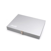 Fourchette-couteau pliable en acier inoxydable Cathylin Noble, couverts en acrylique, design contemporain durable pour mariage