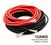 Solarenergie-Speicherkabel 8 10 12 AWG 600V 200°C Hochtemperatur Flexibles Silikonkautschuk-Kabel