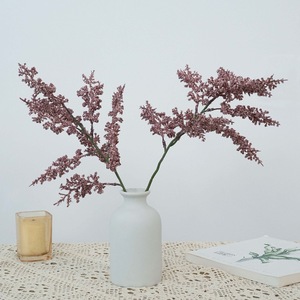 Fleur artificielle en soie rose à tige courte, type Gypsophile, pour la décoration intérieure et les accessoires de mariage - Product Image 1