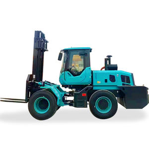 Succsun Profesional 6 <span class=keywords><strong>Ton</strong></span> Diesel Tracción en las cuatro ruedas Todoterreno Carretilla elevadora todo terreno - Product Image 5