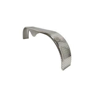 Plaque diamant ronde en aluminium pour remorque de bateau - Product Image 5