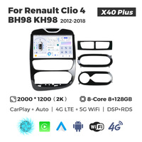 MEKEDE X10 X20 X30 X40 UIS7865 8+128G QLED AKM DSP CarPlay sans fil Android Auto pour Renault Clio 4 BH98 KH98 2012-2018