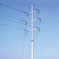 Torre de Acero Galvanizado con Cables de Refuerzo