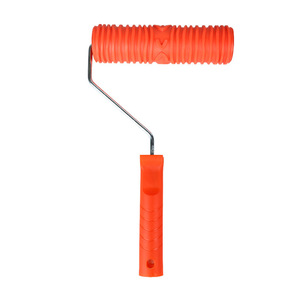 Juego de herramientas de madera de goma DIY, herramienta de pintura de rodillo de grano de madera con mango para decoración de pintura artística de habitación de pared - Product Image 1