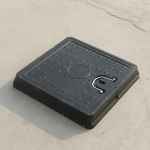 전체 사양 제조업체 직접 판매 배수 빅 사이즈 700X700 맨홀 커버 EN124 A15 섬유 BMC 맨홀 커버 - Product Image 3