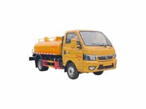 รถดูดสิ่งปฏิกูลแบบสุญญากาศ Dongfeng 3 ลูกบาศก์เมตร, บูมดูดแบบหมุนได้, ปั๊มสุญญากาศเสริมสำหรับการขนส่งของเสียในฟาร์มและเทศบาล - Product Image 1