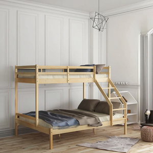 Lits jumeaux en <span class=keywords><strong>bois</strong></span> de style nordique Offre Spéciale pour bébés sur un <span class=keywords><strong>lit</strong></span> superposé en <span class=keywords><strong>bois</strong></span> pour enfants à prix réduit - Product Image 5