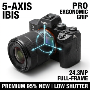 Appareil photo plein format <span class=keywords><strong>Sony</strong></span> Alpha 7 <span class=keywords><strong>II</strong></span> (A7M2) avec objectif 28-70mm OSS, 24,3MP, stabilisation 5 axes, Wi-Fi, NFC, vidéo professionnelle, vente en gros et en vrac - Product Image 1