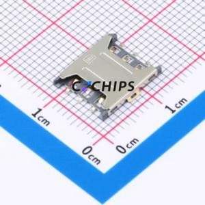 SIM302-CWB6AH1.35 SIM Card Connector SMD Connector Plug-In Type Nano SIM Card Card Holder 1.35mm - Product Image 1