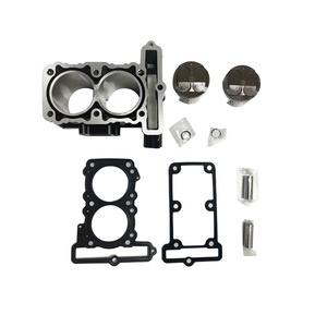 ชุดกระบอกสูบเครื่องยนต์มอเตอร์ไซค์เอ่อร์ไตสำหรับคาวาซากิ ซี250-เค พร้อมลูกสูบขนาด 68 มม. อลูมิเนียมอัลลอยสีเงิน - Product Image 6