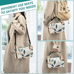 Sac à déjeuner isotherme personnalisé à motif de feuilles de menthe tropicales d'Hawaï - Product Image 6