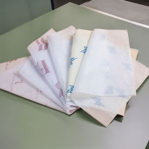 Custom Logo Food Grade Waxed <b>Paper</b> with Single Side Coating Greaseproof Burger <b>Wrapping</b> <b>Paper</b> for Clothing Shoes Socks Print Use - Product Image 3