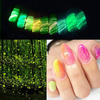 Gel UV LED Professionnel Effet Toile d'Araignée Luminescent pour Salon, Marque Privée, Brille dans le Noir, Effet Nuit Lumineuse 28+ Jours