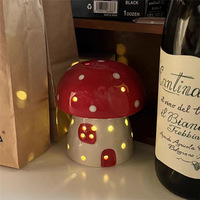 Meilleure Lampe de Chevet en Céramique en Forme de Champignon, Style Nordique, Tendance, pour Chambre à Coucher, Écologique, Non Toxique, Couleurs Personnalisables