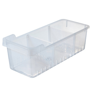 Fridge Organizer Storage Boxes With Dividers Transparent Rectangle Food Fruit Vegetable Container For Refrigerator - Product Image 3