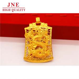 Liontin Emas Lapis Emas Guanyin Guan Gong Pixiu Ganda <span class=keywords><strong>Vietnam</strong></span> untuk Pria - Product Image 4