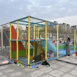 Prix bon marché en plein air aire de <span class=keywords><strong>jeux</strong></span> parc d'attractions trampoline en plein air enfants saut à l'élastique - Product Image 3