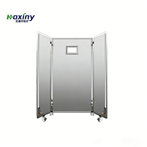 Barrière <span class=keywords><strong>de</strong></span> protection contre les rayons X en <span class=keywords><strong>feuille</strong></span> <span class=keywords><strong>de</strong></span> <span class=keywords><strong>plomb</strong></span> médicale mobile 2,0 mmPb, fenêtre en verre <span class=keywords><strong>plomb</strong></span>é <span class=keywords><strong>pour</strong></span> salle <span class=keywords><strong>de</strong></span> <span class=keywords><strong>radiologie</strong></span> hospitalière, marque Hoxiny - Product Image 1