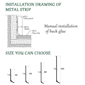 Tấm Ốp Chân Tường Bằng Nhôm Thiết Kế Mới Đồ Bảo Vệ Góc Bằng Nhôm Đồ Trang Trí Kim Loại Ngoại Ô Nhôm Định Hình - Product Image 6