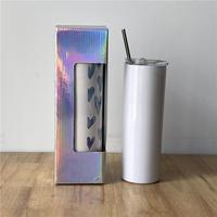 Gobelets en papier Kraft recyclé imprimé, vente en gros, emballage de gobelets, pour cadeau, tasse, bouteille d'eau, gobelets, boîtes d'emballage