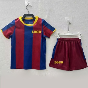 ในสต็อกขายส่งคุณภาพไทยระบายอากาศ<span class=keywords><strong>สี</strong></span>ม่วงจริงคลาสสิกเสื้อ Retro เสื้อฟุตบอลที่กําหนดเองเด็กเสื้อฟุตบอลวินเทจ - Product Image 6