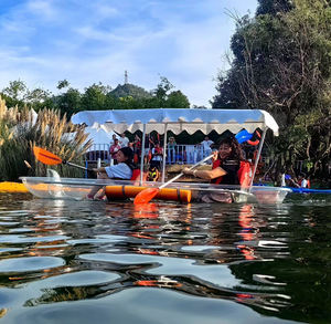 Barco de Cristal para <span class=keywords><strong>Bodas</strong></span>, Red de Fotografía, Kayak de Cristal Rojo, Juego Acuático, Zona Escénica A LA Deriva, Parque, Barco, Canoa, Nuevo en Línea - Product Image 5
