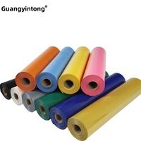 Vinilo Termotransferible Eléctrico de PVC Mate Guangyintong, Rollo de Vinilo Termoflexible Reflectante HTV, Papel y Película de Transferencia para Textiles