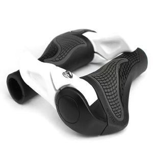 Extrémités de guidon de vélo vtt poignées en caoutchouc et barre de poignée en aluminium poignée ergonomique de vélo verrouillable poignée en caoutchouc - Product Image 3